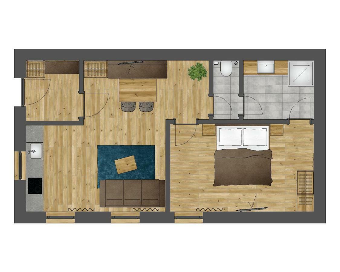 Auszeit Apartment เนาดาส ภายนอก รูปภาพ